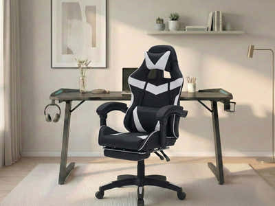 Gaming Table Z9 140cm & Faron Gaming Chair PVC White