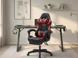 Gaming Table Z9 140cm & Nicola Gaming chair PVC Black+Red