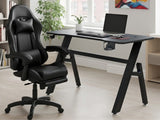 Gaming Table R6 120cm & Nicola Gaming chair PVC Black