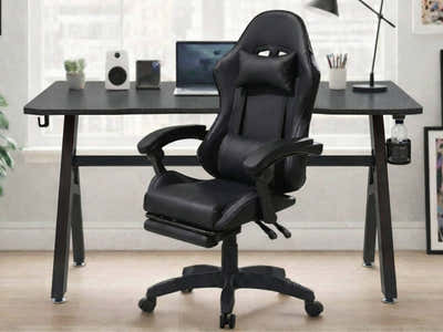 Gaming Table R6 140cm & Nicola Gaming chair PVC Black