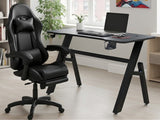 Gaming Table R6 140cm & Nicola Gaming chair PVC Black