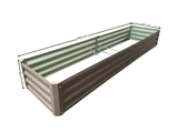 Galvanized Steel Garden Bed 240x60x30 cm