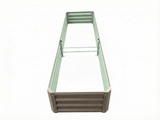 Galvanized Steel Garden Bed 240x60x30 cm