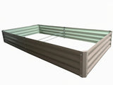Galvanized Steel Garden Bed 240x120x30 cm