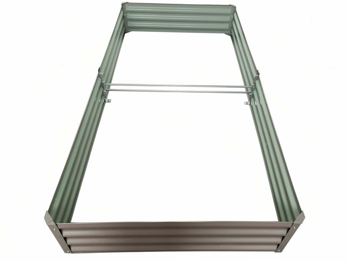 DS Galvanized Steel Garden Bed 240x120x30 cm