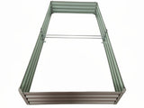 Galvanized Steel Garden Bed 240x120x30 cm