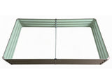 Galvanized Steel Garden Bed 240x120x30 cm