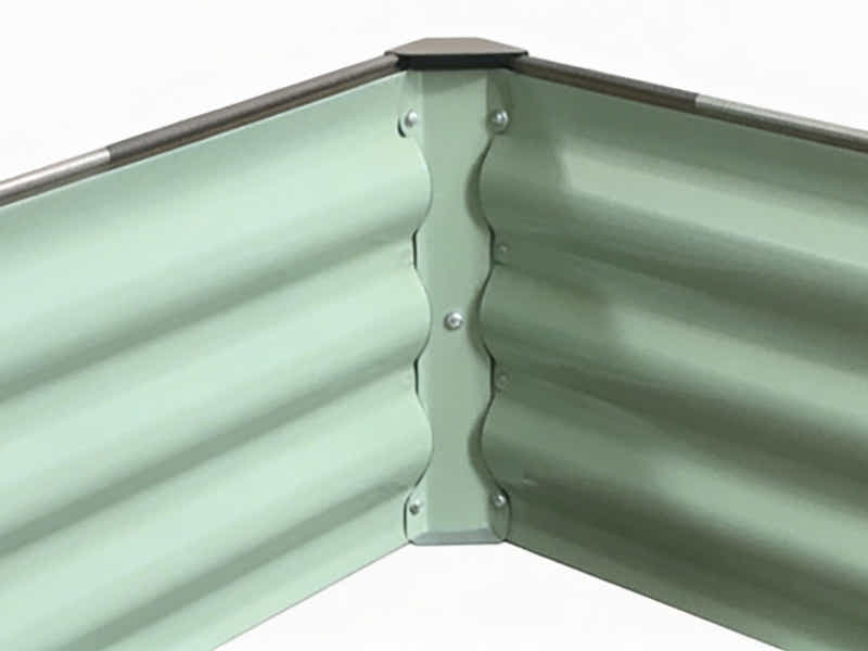 Galvanized Steel Garden Bed 240x120x30 cm