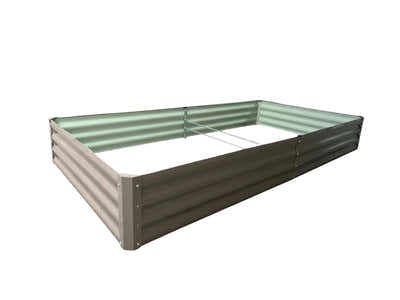 Galvanized Steel Garden Bed 240x120x30 cm