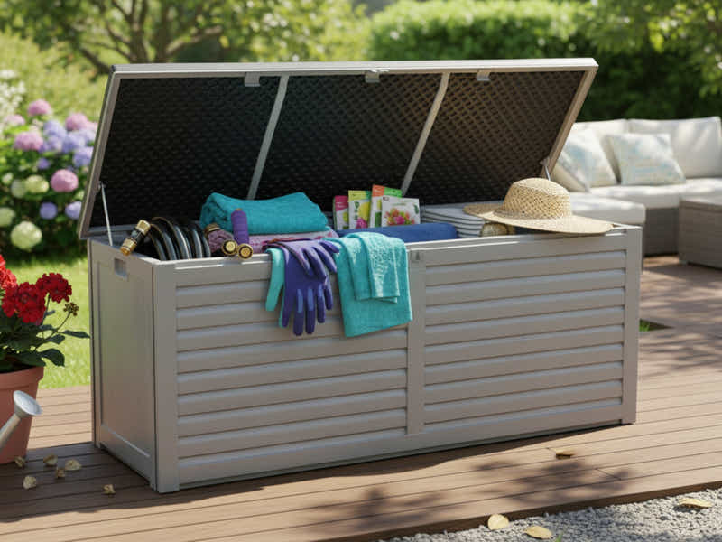Outdoor Storage Box 390L - Grey