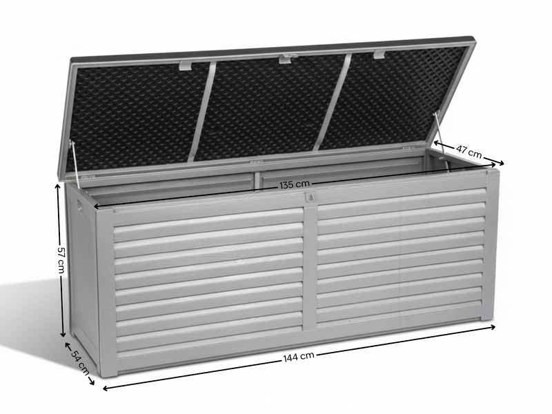 Outdoor Storage Box 390L - Grey
