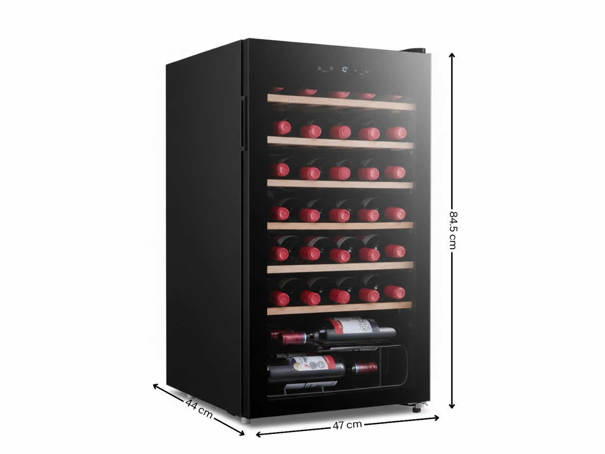 Midea 93L Wine Cooler Black