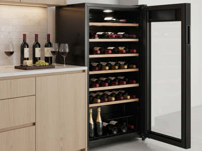 Midea 93L Wine Cooler Black
