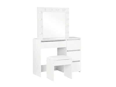 DS Ignited LED Dressing Table - White