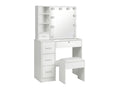 Ignited LED Dressing Table - White