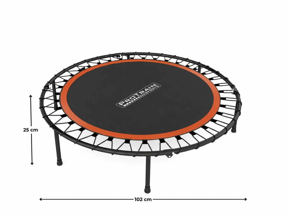 Folded Mini Trampoline 40-inch - Orange