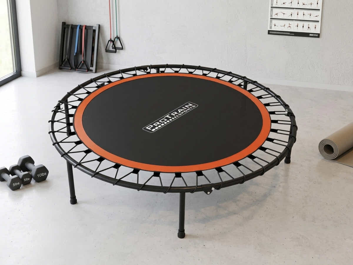 Folded Mini Trampoline 40-inch - Orange