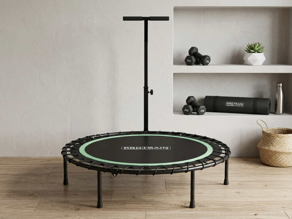 Mini Trampoline with Handle 40-inch - Green
