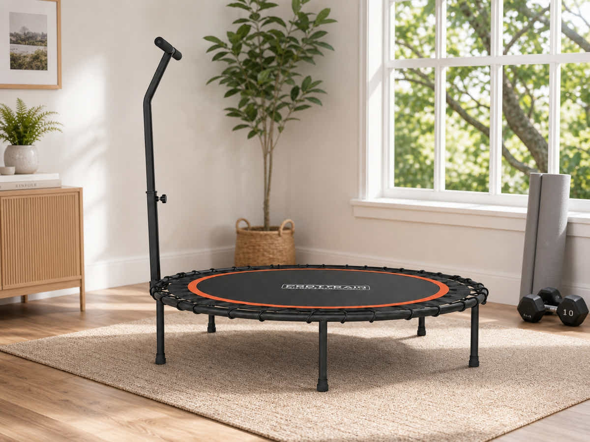 Mini Trampoline With Handle 40-inch - Orange