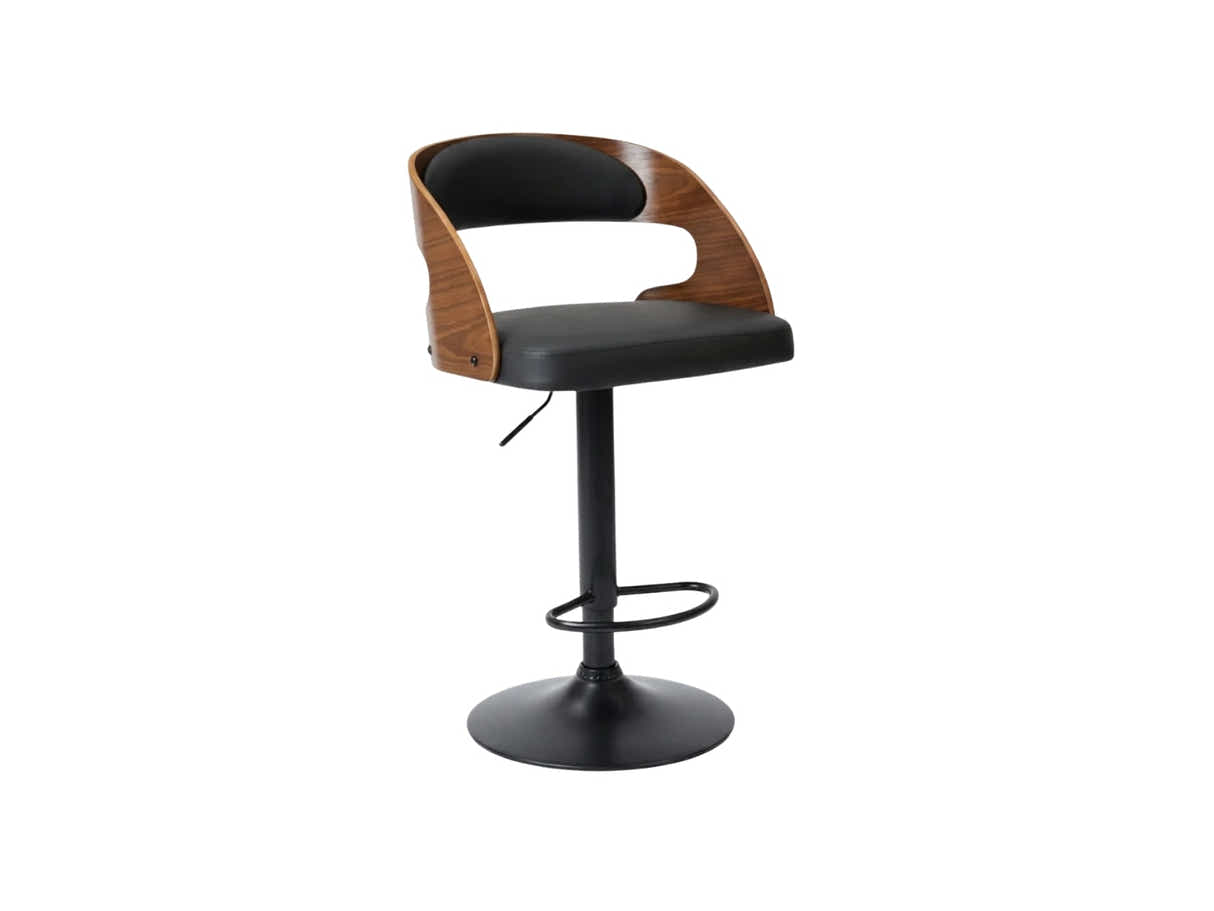Bentwood Swivel Bar Stool