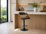 Bentwood Swivel Bar Stool
