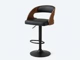 Bentwood Swivel Bar Stool