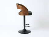 Bentwood Swivel Bar Stool