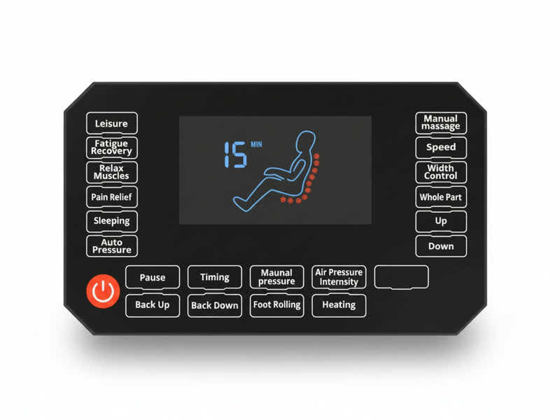 Massage Chair with Touch Screen JBSL1 - Blue