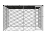 Dog Run With Shade Sail - 4m x 4m x 1.8m