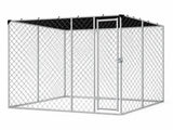 Dog Run With Shade Sail - 4m x 4m x 1.8m
