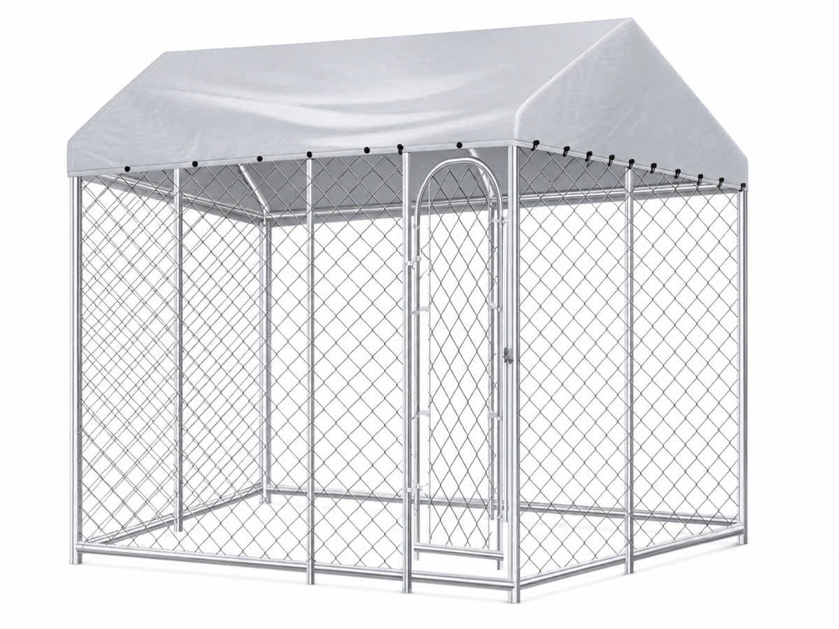 Dog Run with Roof - 3m x 3m x 2.3m