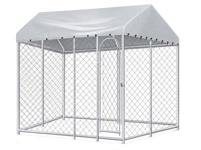 Dog Run with Roof - 3m x 3m x 2.3m