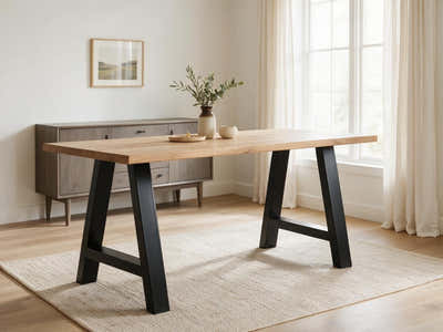 DS A-Shape Metal Table Legs - Set of 2