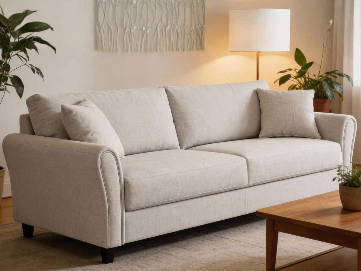 DS New Cozza Linen Sofa - Beige