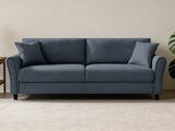 New Cozza Linen Sofa - Dark Grey