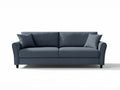DS New Cozza Linen Sofa - Dark Grey