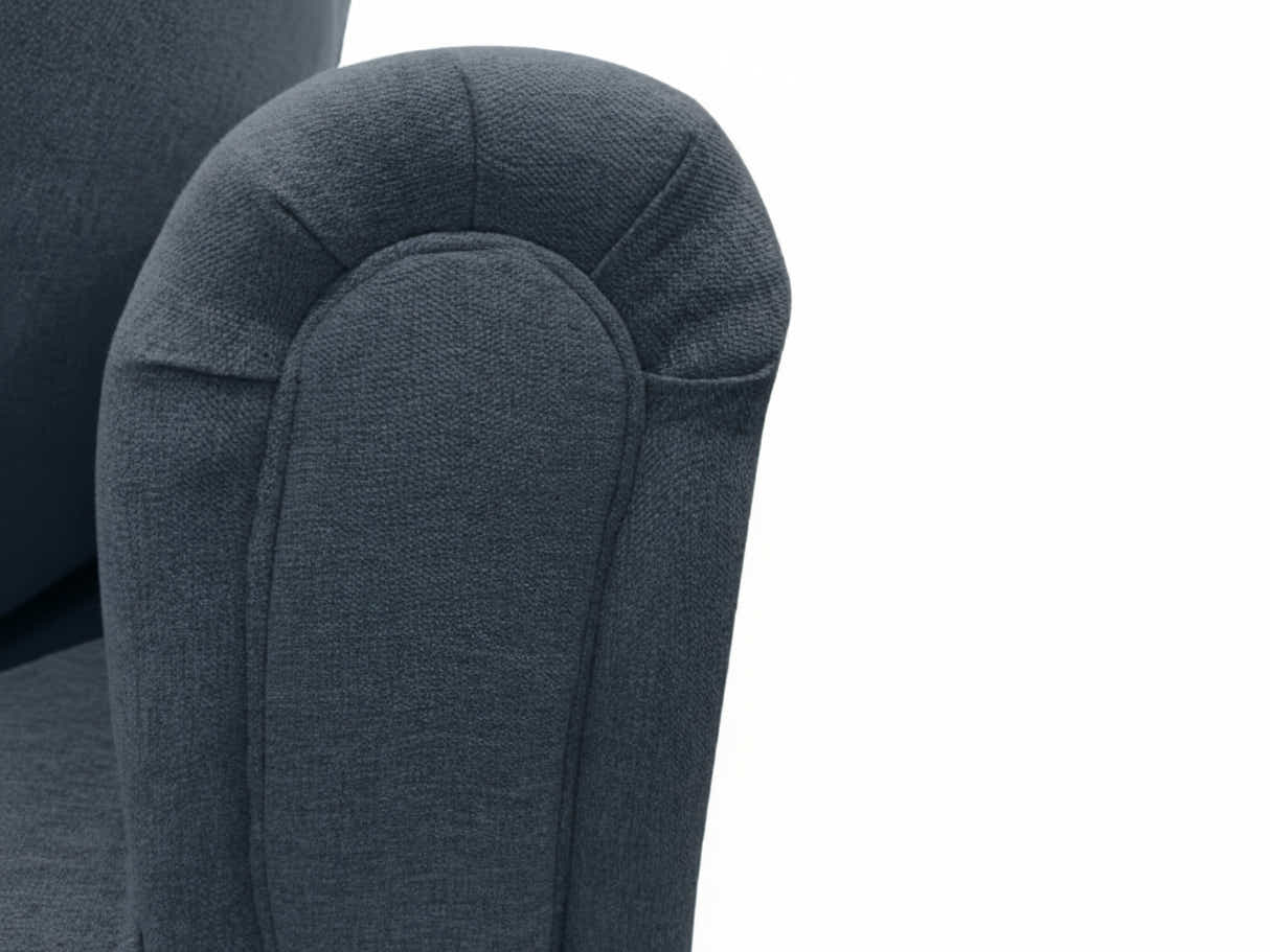 DS New Cozza Linen Sofa - Dark Grey