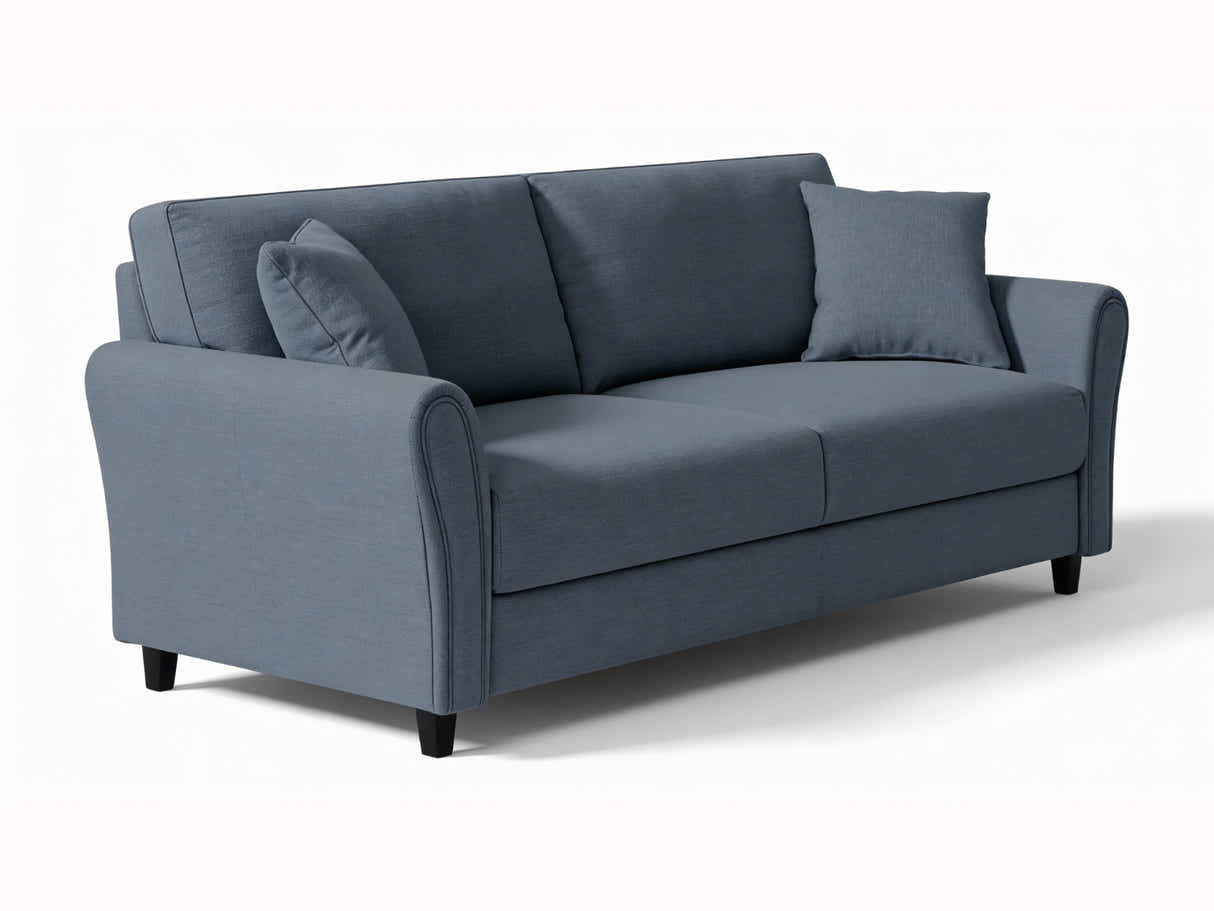 DS New Cozza Linen Sofa - Dark Grey