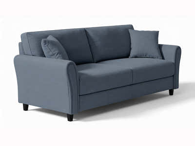 DS New Cozza Linen Sofa - Dark Grey