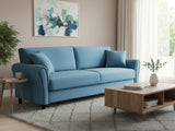 New Cozza Linen Sofa - Blue