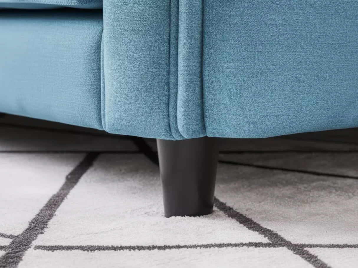 New Cozza Linen Sofa - Blue