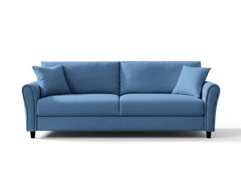 New Cozza Linen Sofa - Dark Navy