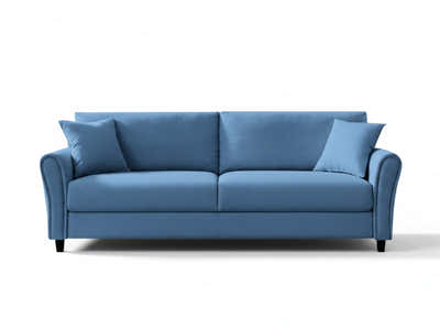 New Cozza Linen Sofa - Dark Navy