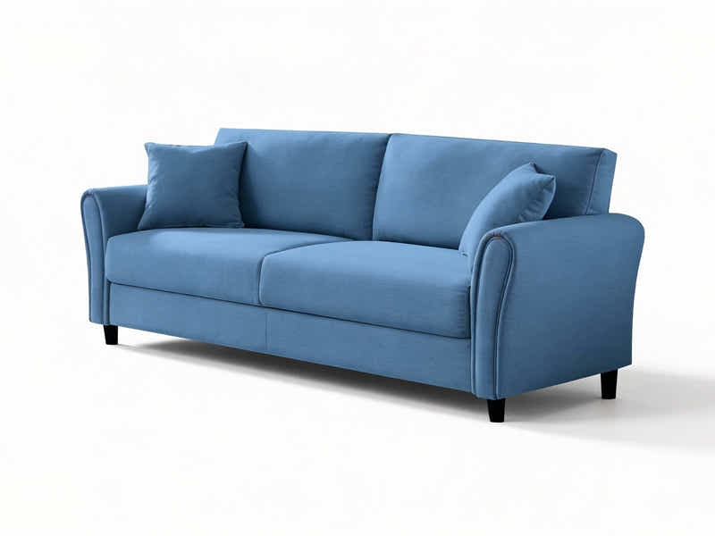 New Cozza Linen Sofa - Dark Navy