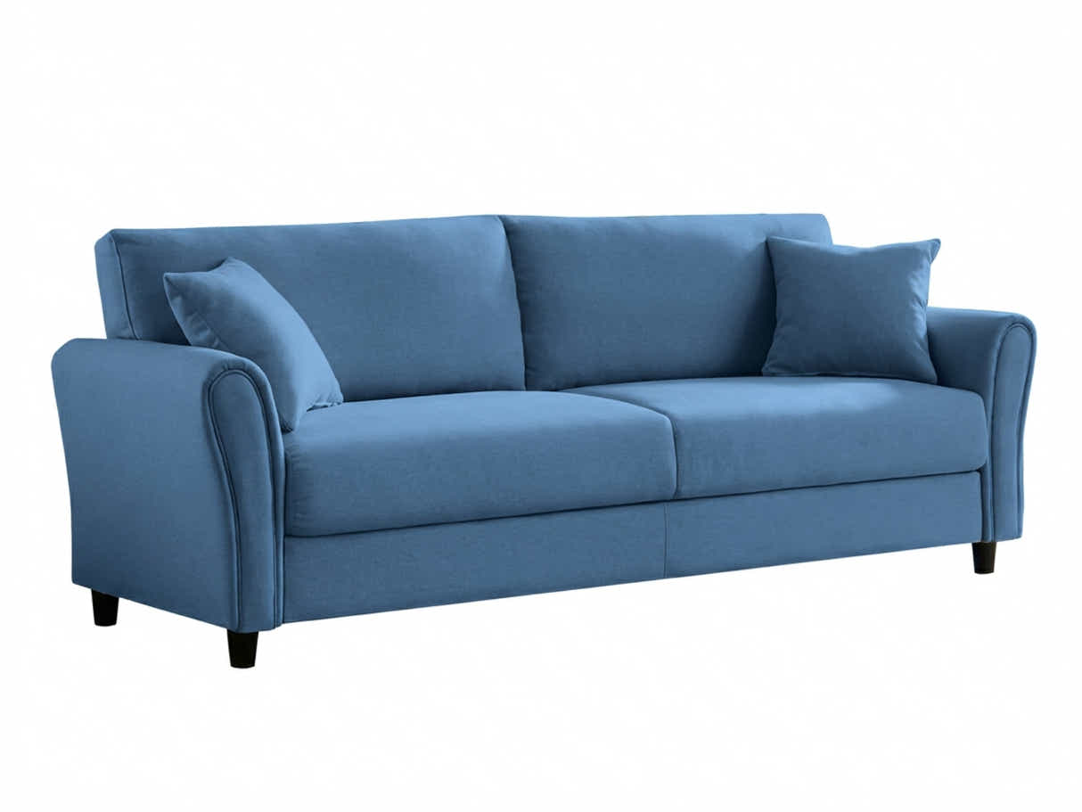 New Cozza Linen Sofa - Dark Navy