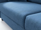 New Cozza Linen Sofa - Dark Navy