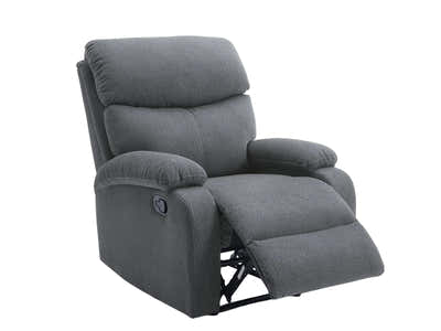 Giselle Boucle Recliner Chair - Dark Grey