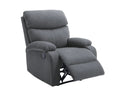 Giselle Boucle Recliner Chair - Dark Grey