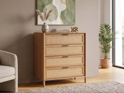 Naturlig Plus 4-Drawer Tallboy