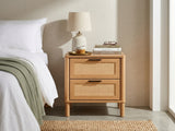 Naturlig Plus 2-Drawer Bedside Table